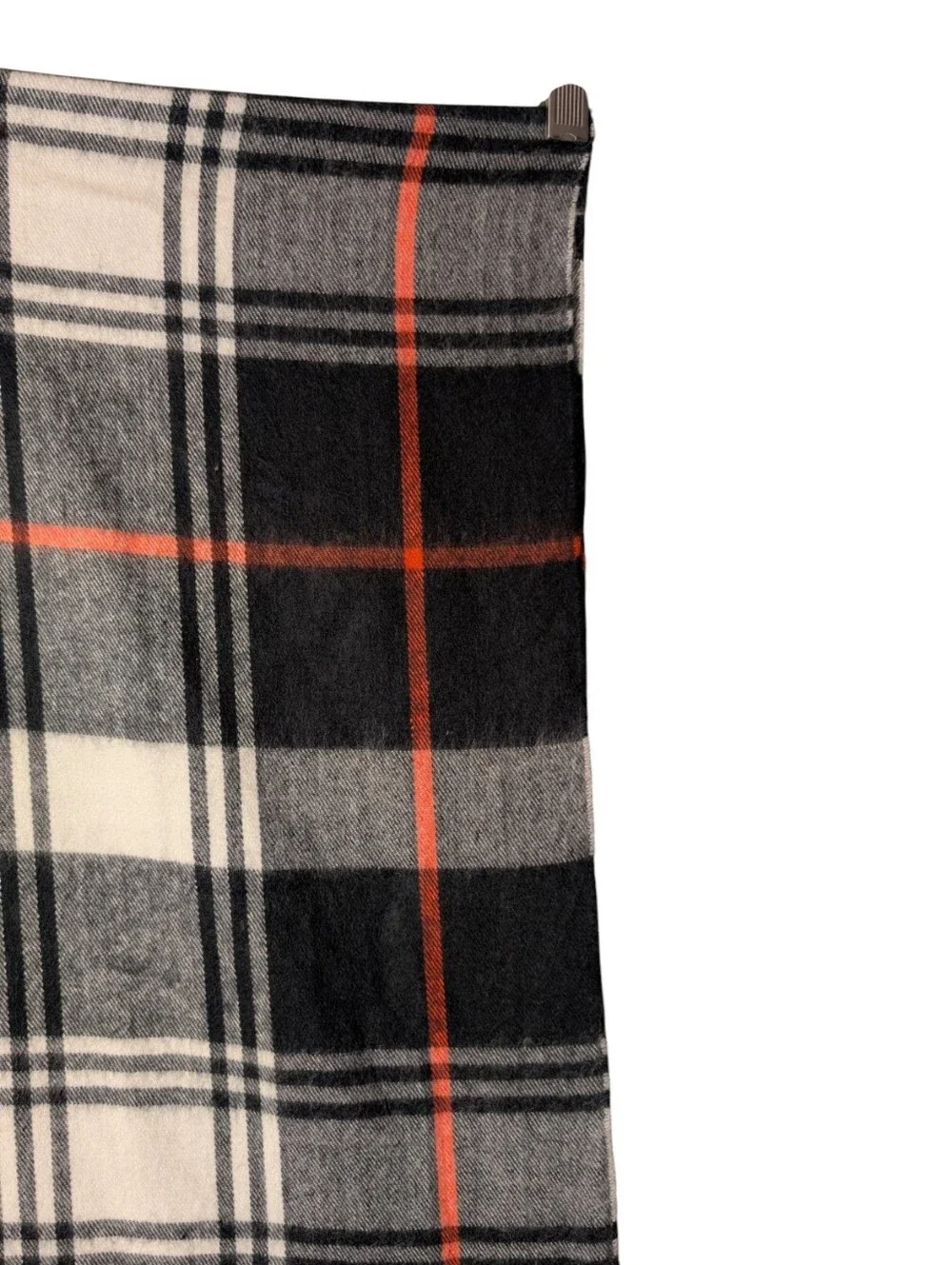 Gap oversized plaid blanket scarf with fringe cozy winter essentials layering OS